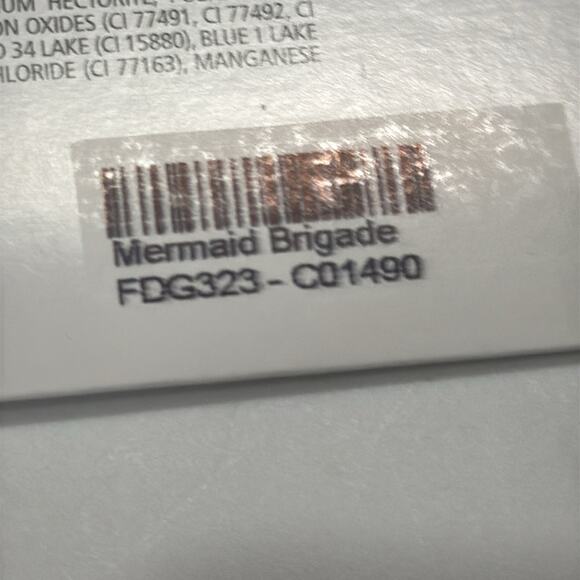 NWT Color Street "MERMAID BRIGADE" Turquoise Glitter Nail Strips - Picture 4 of 4